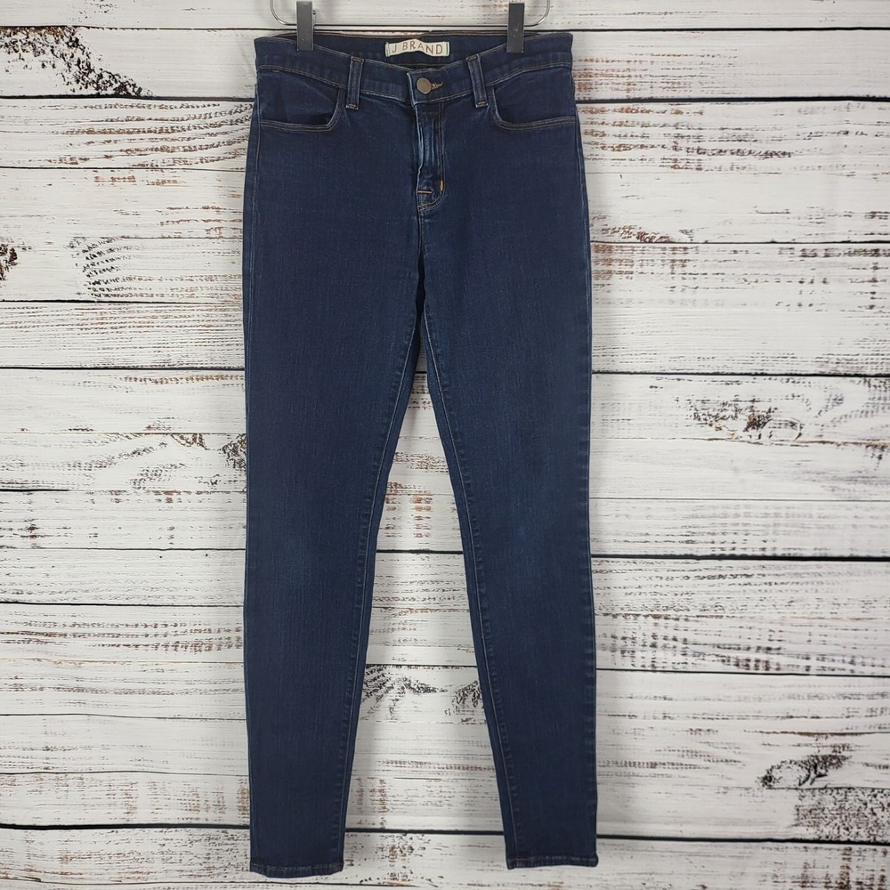 J Brand Super Skinny Jeans 28 Womens Low Rise Dark Wash Denim Bottoms